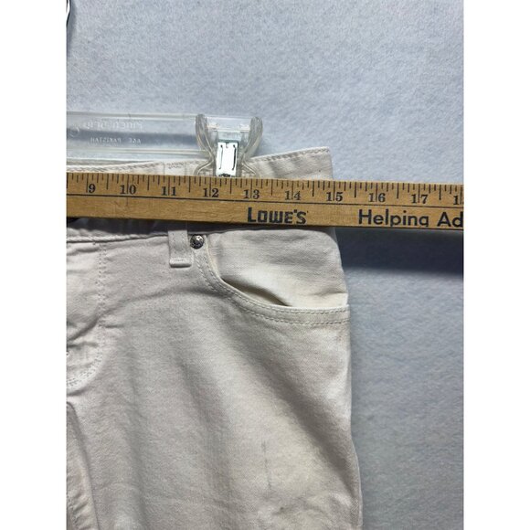 Guess Medium Rise Skinny Sarah Fit White Jeans - Picture 8 of 14